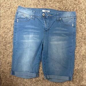 Royalty For Me Light Blue Jean Shorts